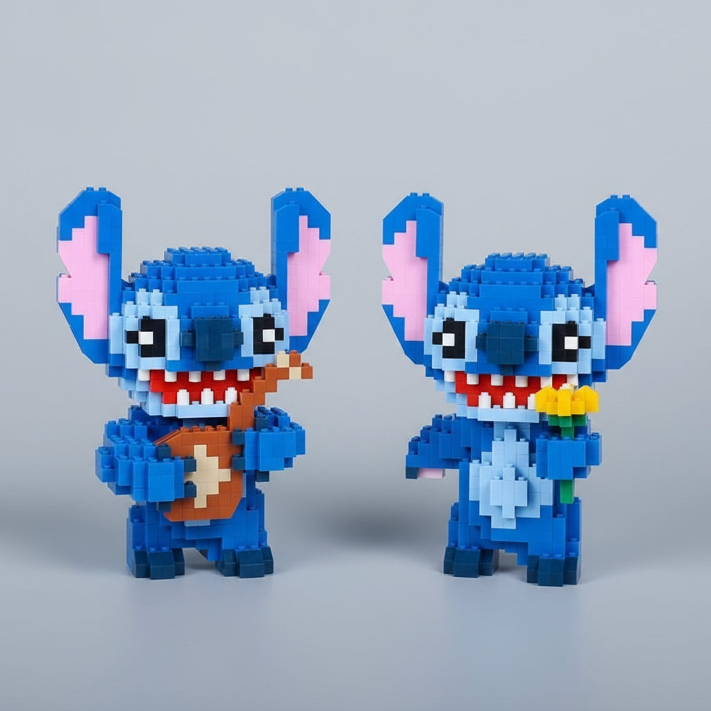 Blaues Wesen familie | Bausteine