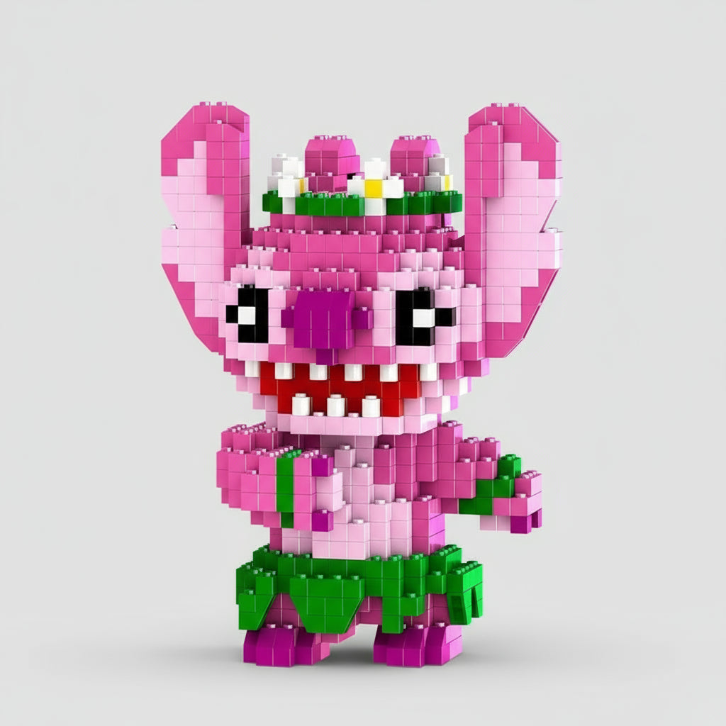 Blaues Wesen familie | Bausteine