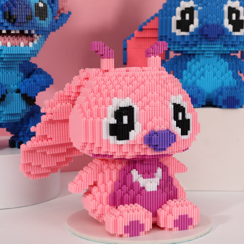 Traurige rosa Wesen | Bausteine