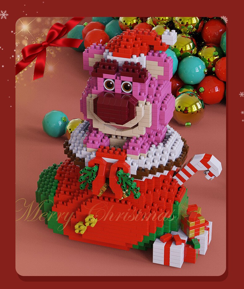 Rosa Bär in Weihnachtssocke