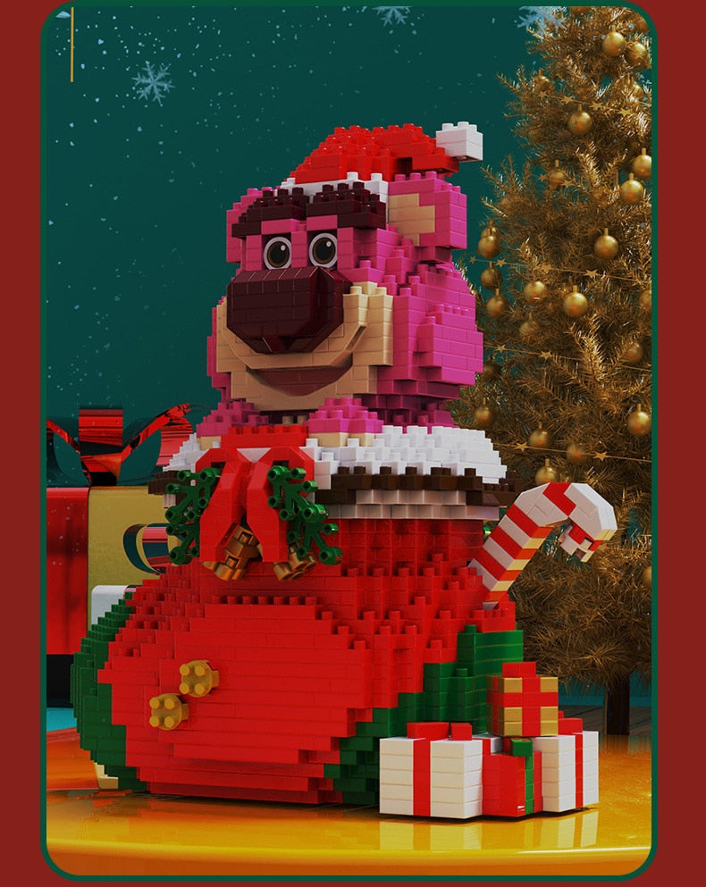 Rosa Bär in Weihnachtssocke