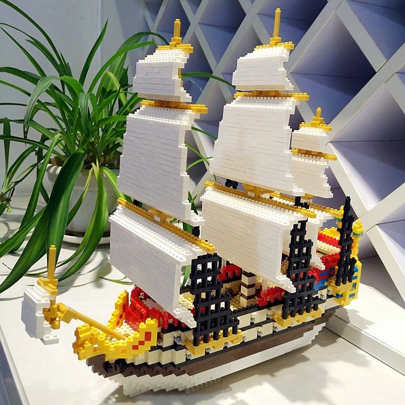 Piraten Segelboot | Bausteine