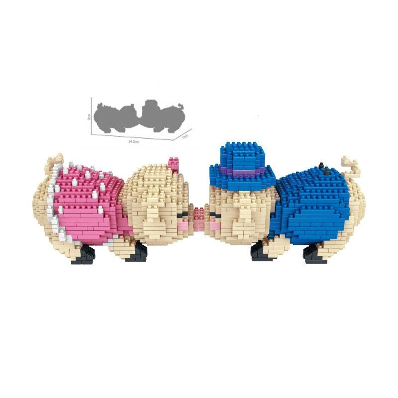Verliebte Schweine | Bausteine