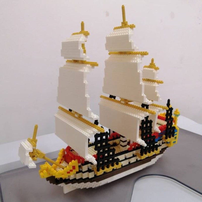 Piraten Segelboot | Bausteine