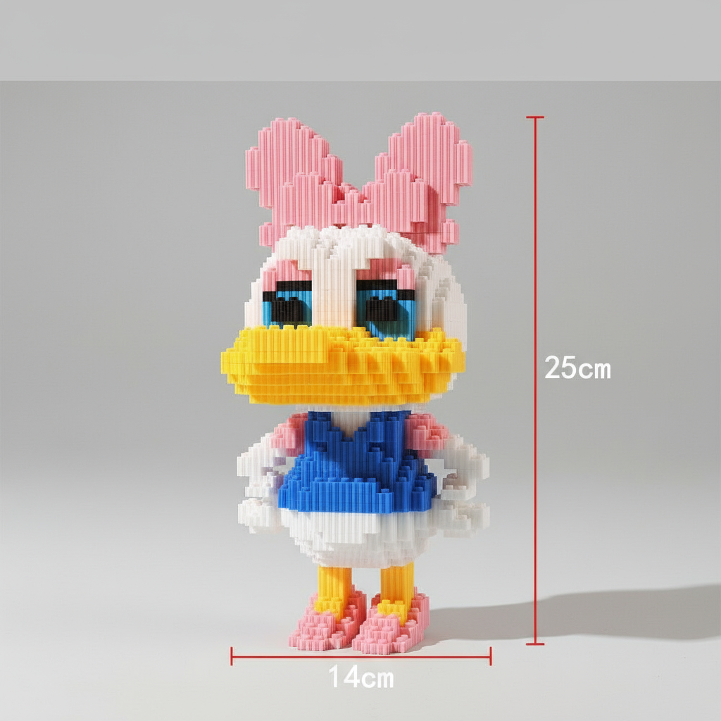 Ente im lila Anzug | Bausteine