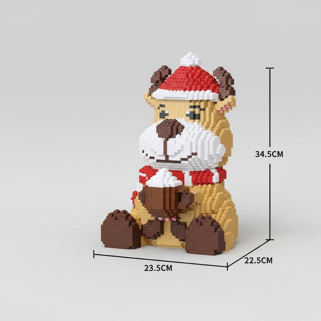 Rentier mit Halstuch | Bausteine