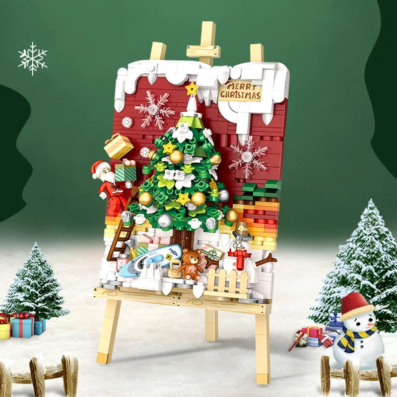 Weihnachtsmalerei | Bausteine