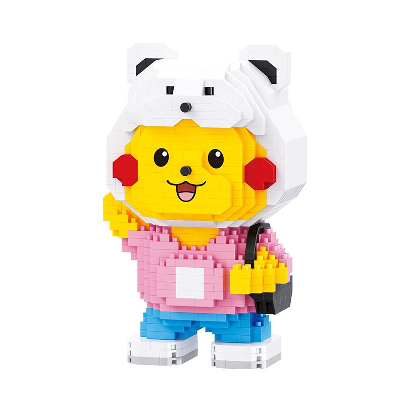 Lustiges gelbes Blitzmonster | Bausteine