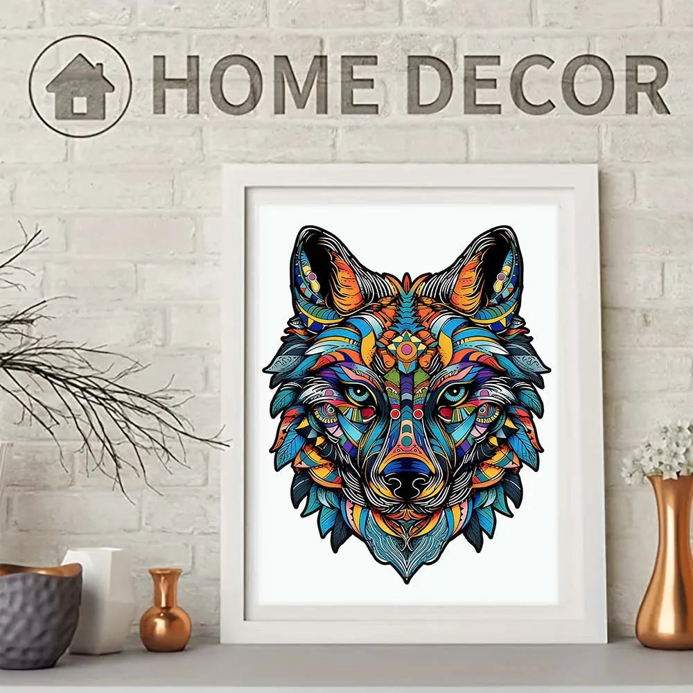 Wolf | 2D Holzpuzzle