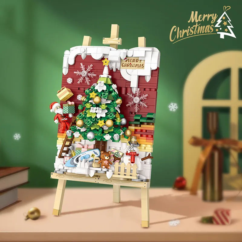 Weihnachtsmalerei | Bausteine