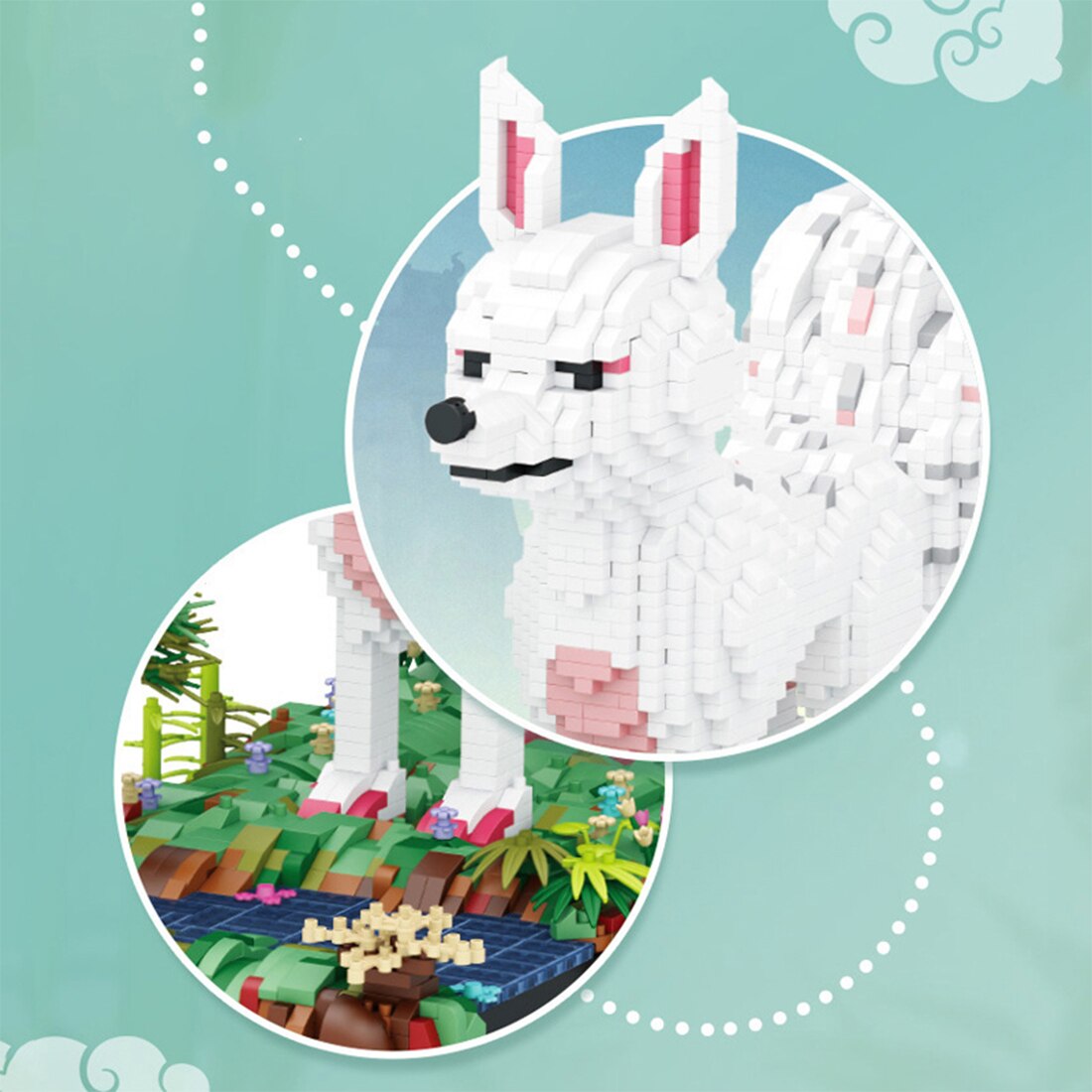 Weißer Fuchs | Bausteine