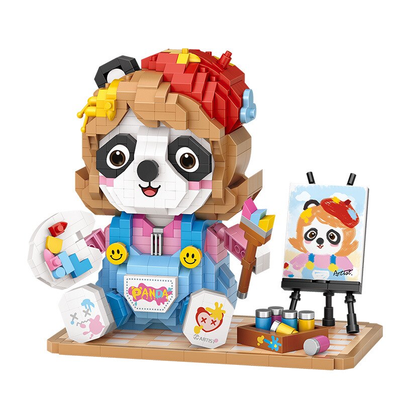Maler Panda | Bausteine