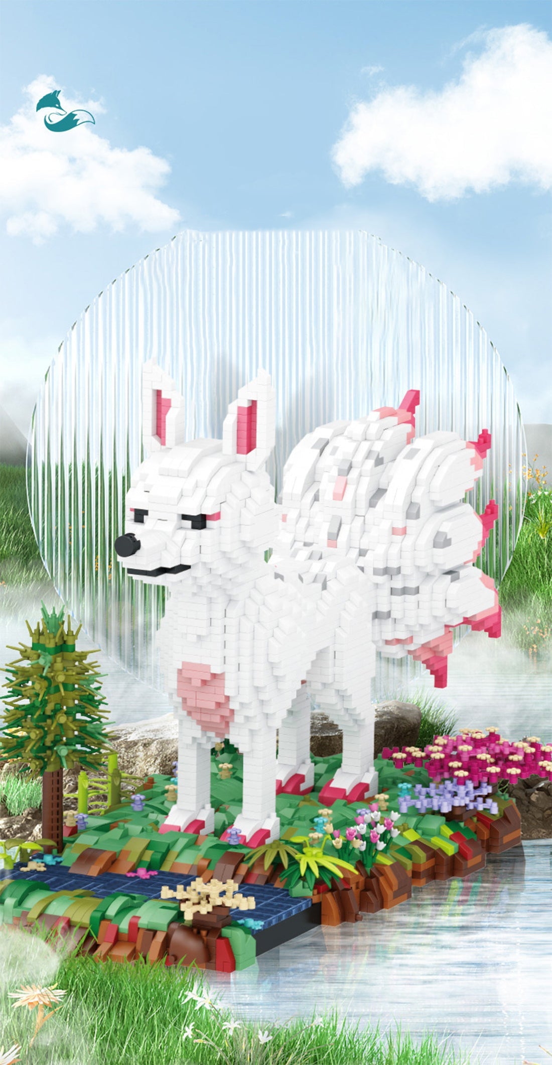 Weißer Fuchs | Bausteine