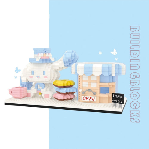 Weißer Hund Stiftablage  | Bausteine