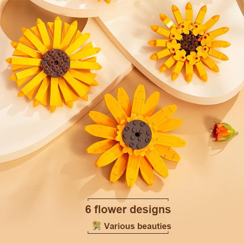 Sonnenblume Bilderrahmen | Bausteine