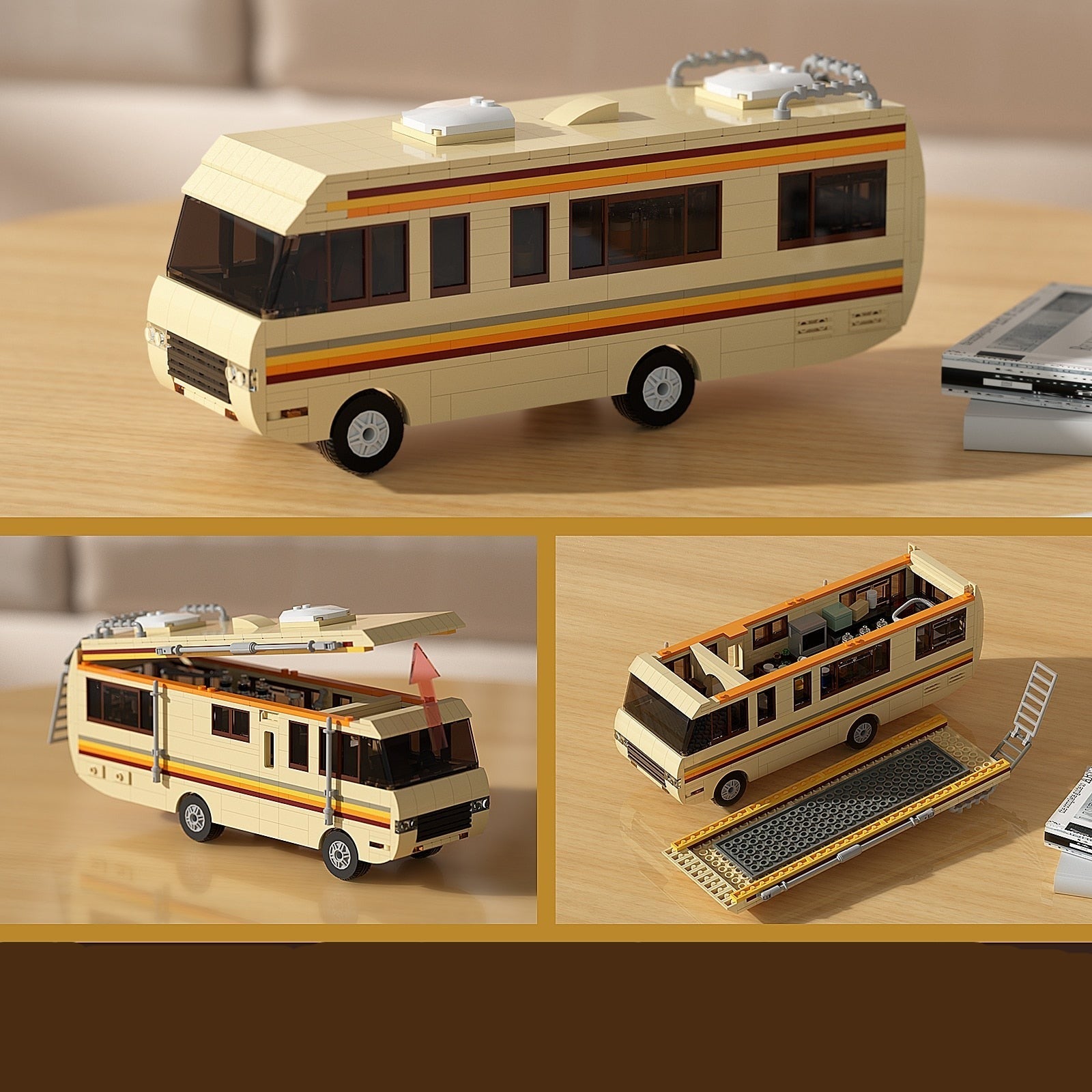 Altmodisches Wohnmobil | Bausteine