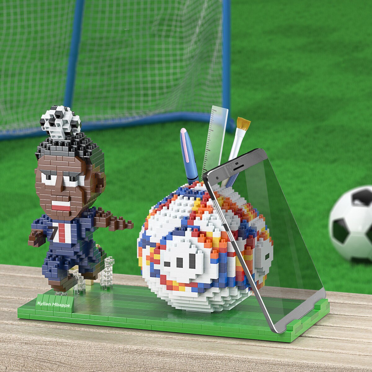 Mbappé Stiftablage | Bausteine