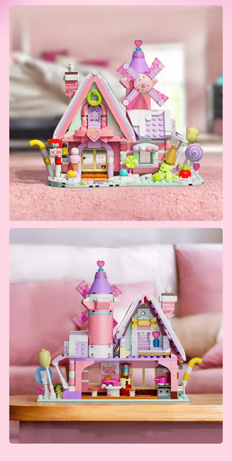 Süßigkeiten-Haus | Bausteine