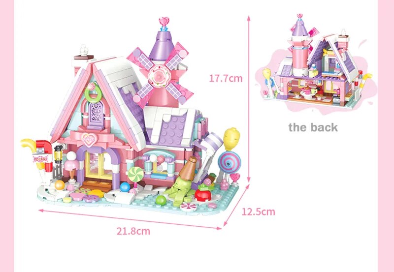 Süßigkeiten-Haus | Bausteine