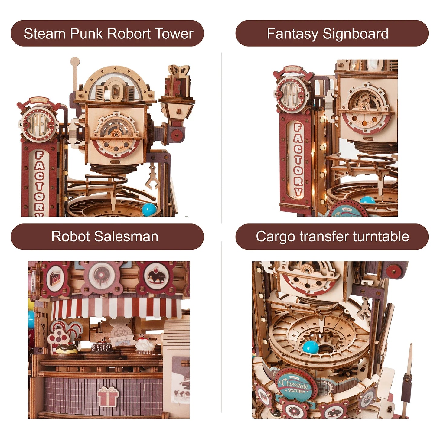 Schokoladenfabrik | 3D Puzzle