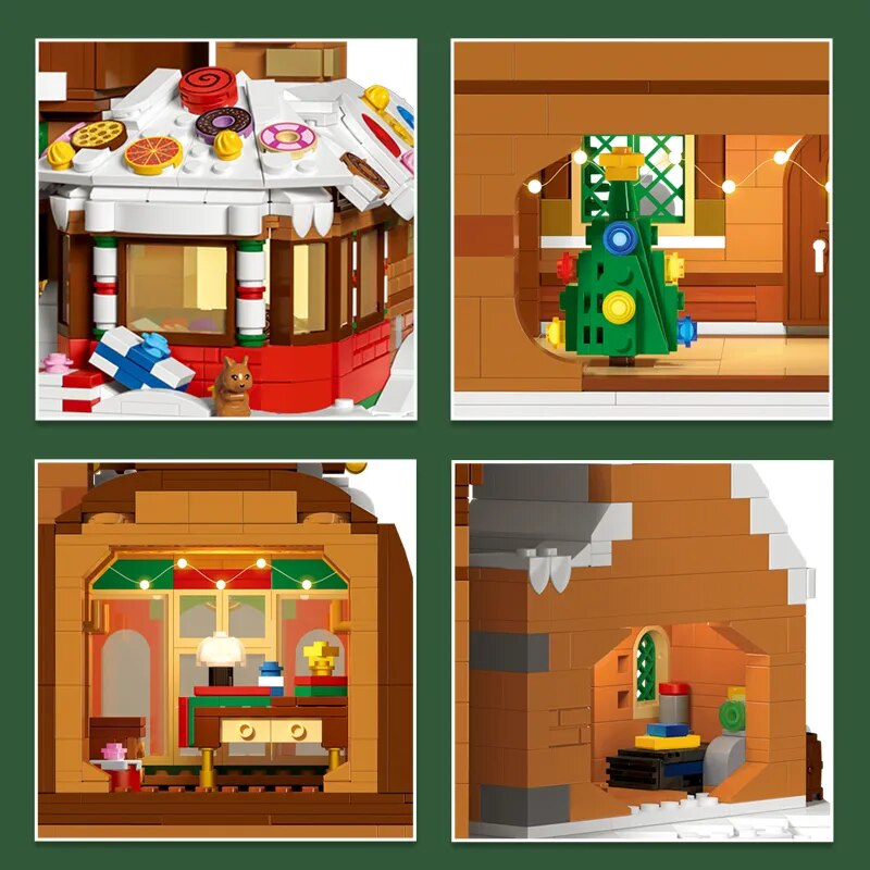 Großes Pfefferkuchenhaus | Bausteine