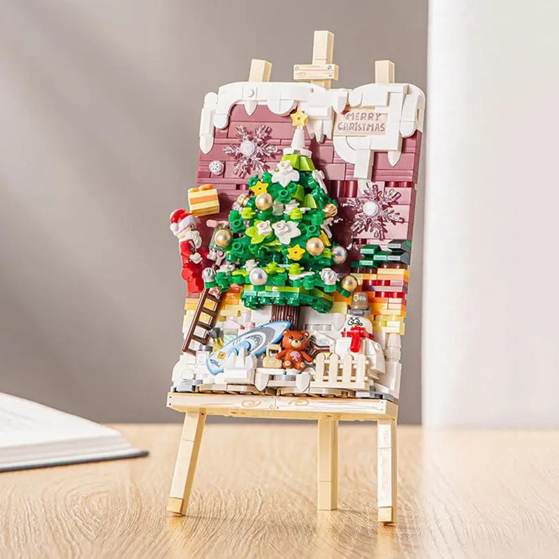 Weihnachtsmalerei | Bausteine