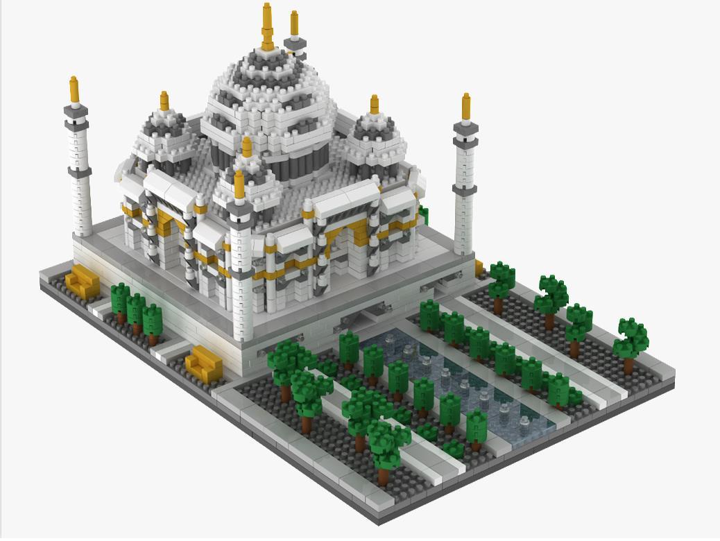 Taj Mahal mit Garten  | Bausteine