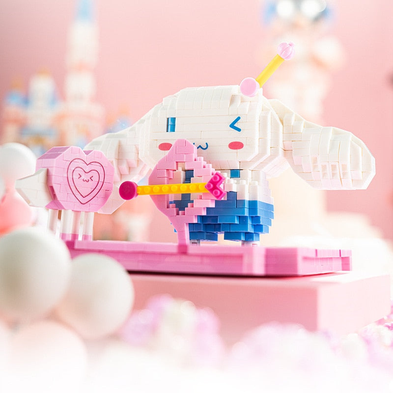 Weißer Hund Amor  | Bausteine