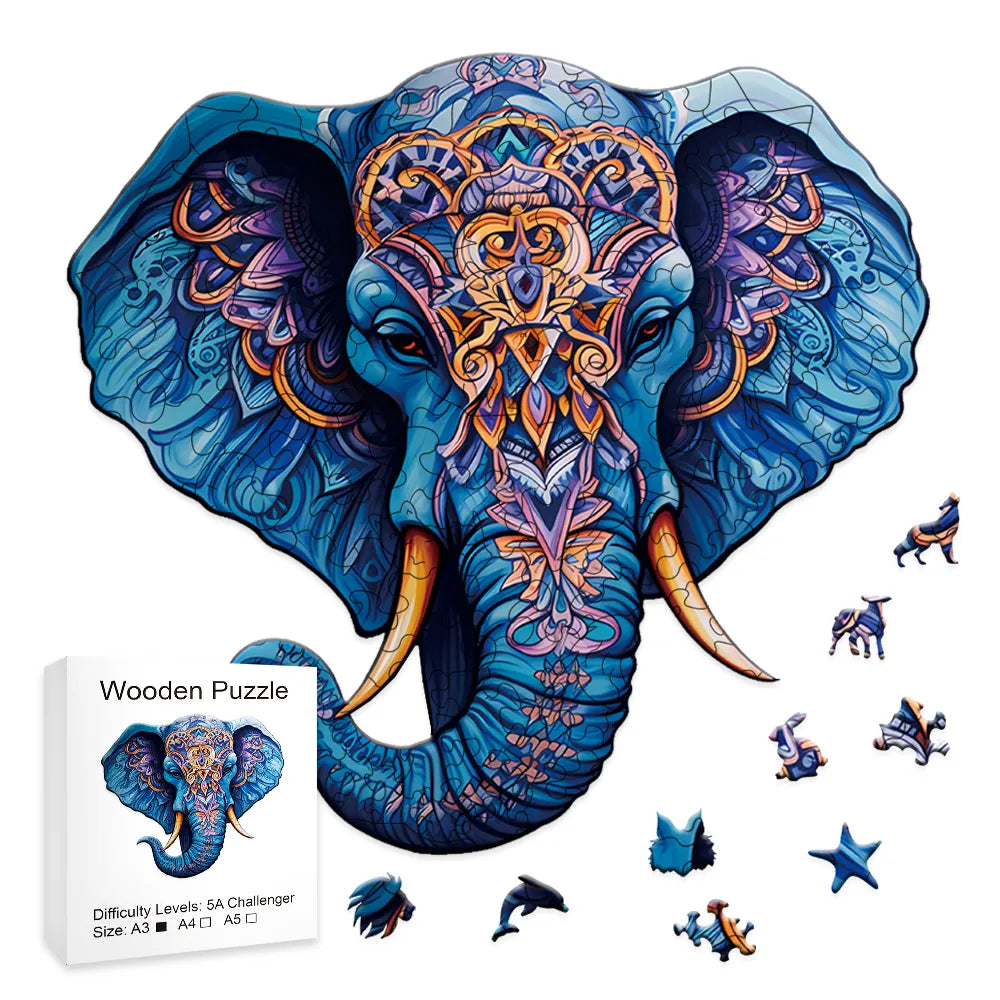 Elefant | 2D Holzpuzzle