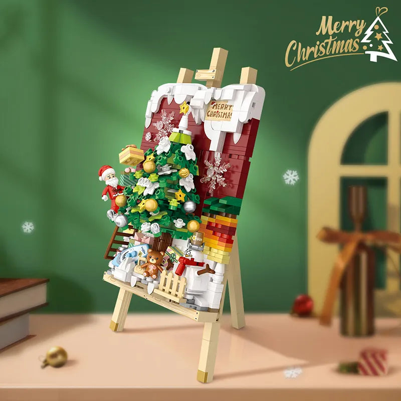 Weihnachtsmalerei | Bausteine