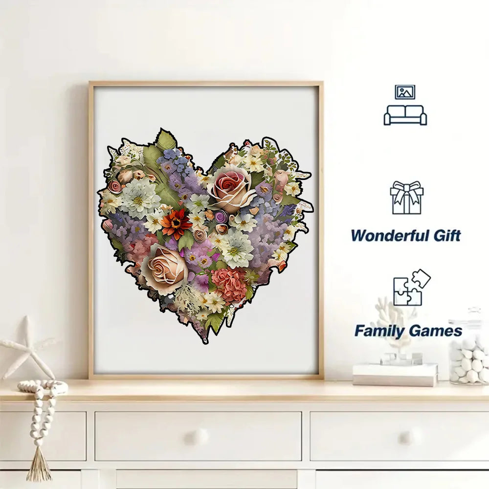 Herz | 2D Holzpuzzle