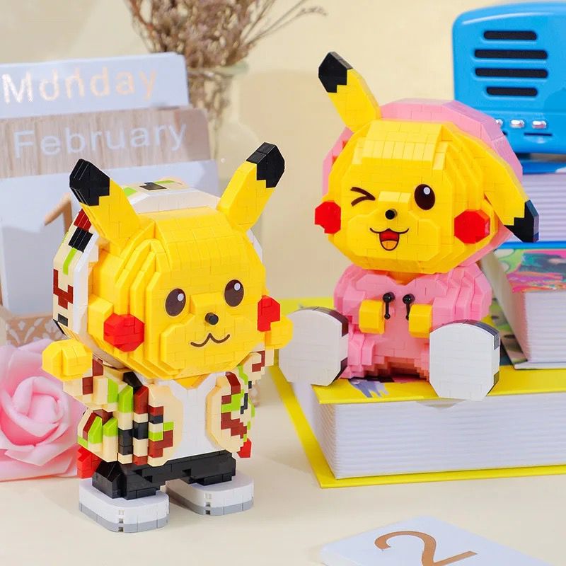 Cooles gelbes Blitzmonster | Bausteine