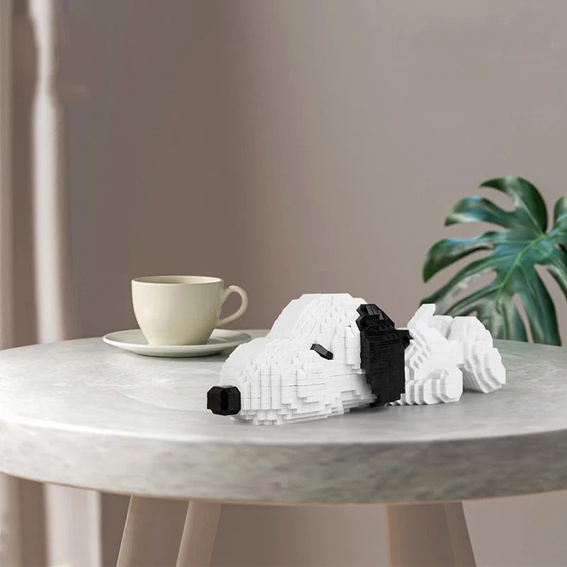 Schlafender fiktiver Beagle | Bausteine