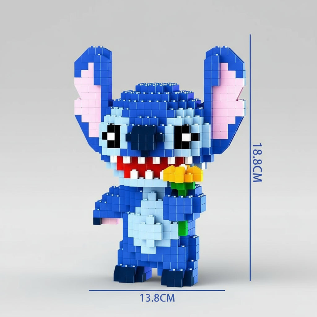 Blaues Wesen familie | Bausteine