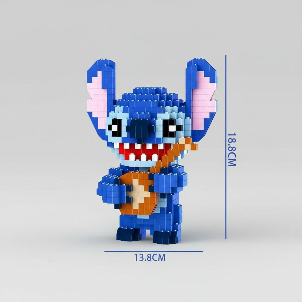 Blaues Wesen familie | Bausteine