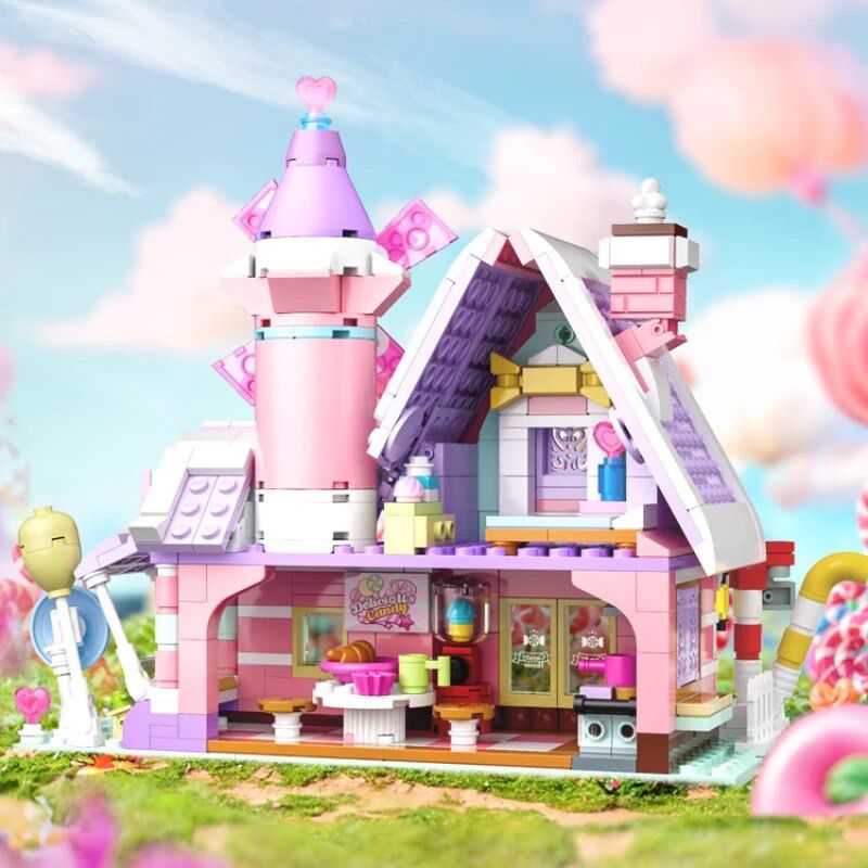 Süßigkeiten-Haus | Bausteine