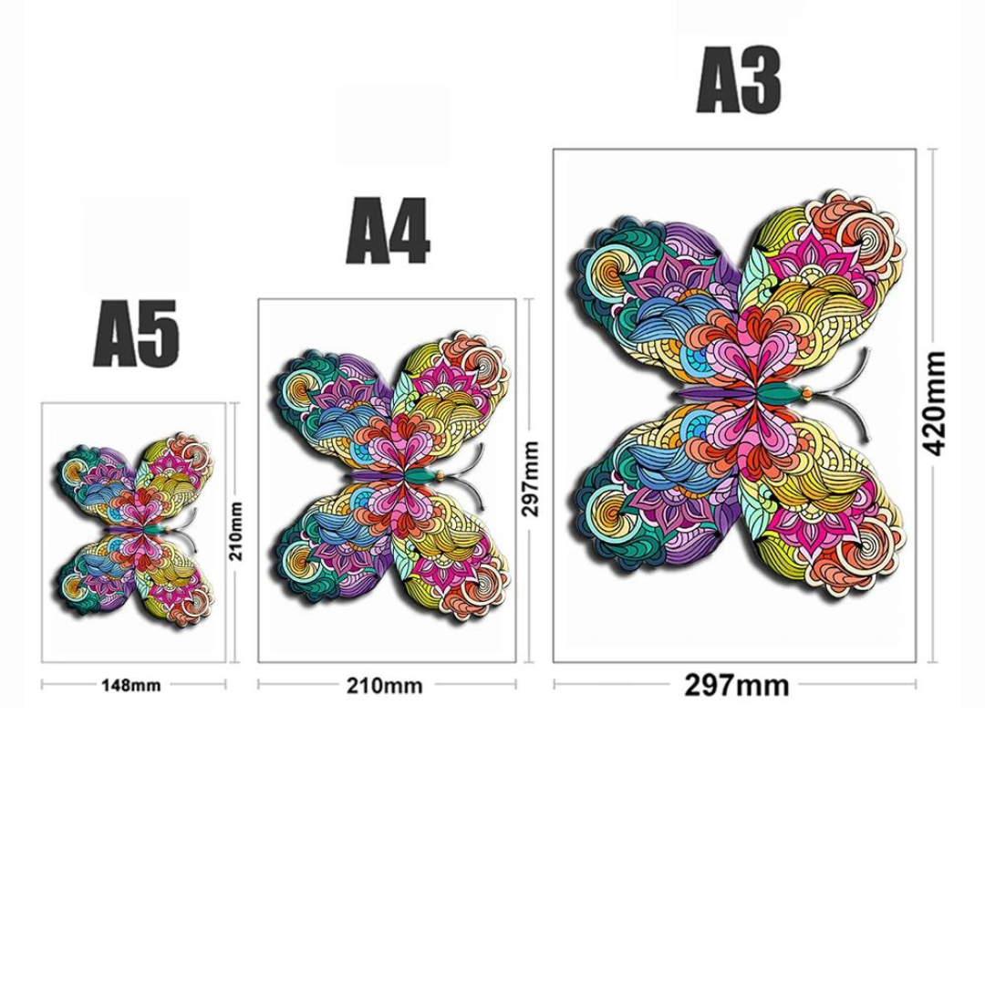 Schmetterling | 2D Holzpuzzle