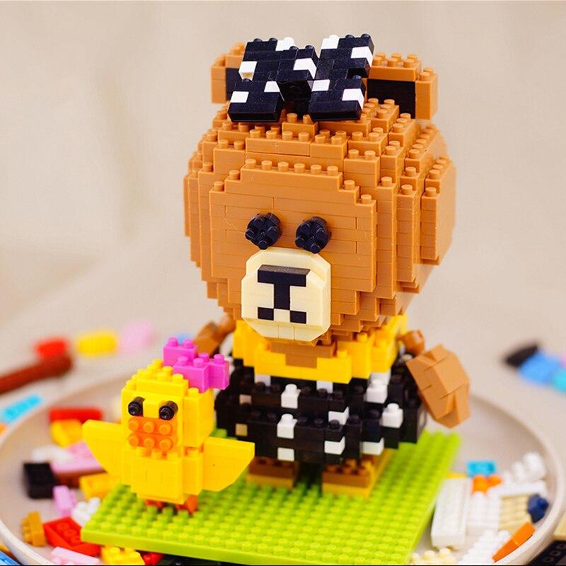 Bär mit Küken  | Bausteine