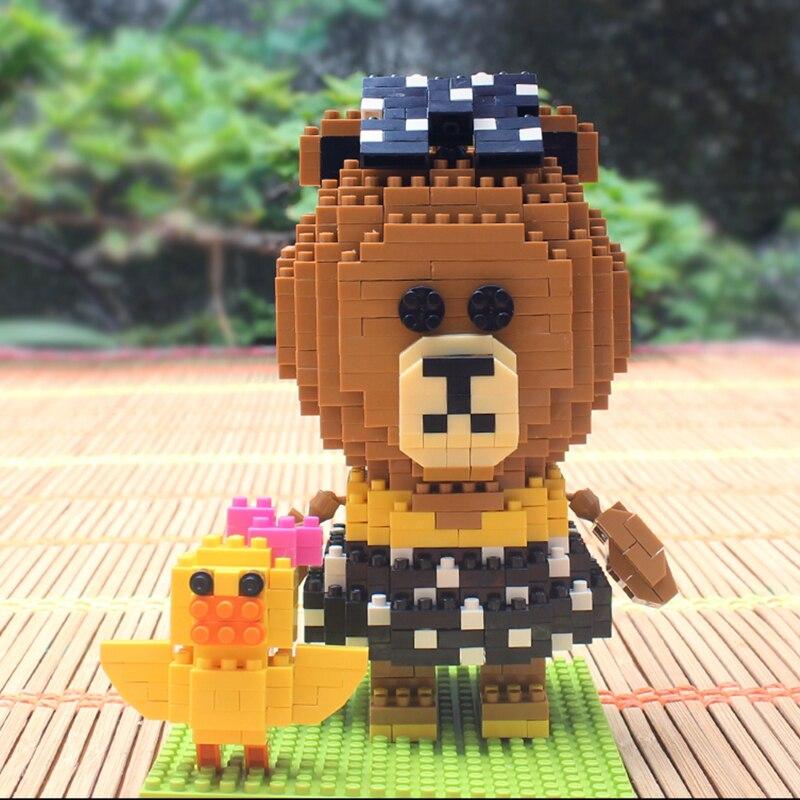 Bär mit Küken  | Bausteine