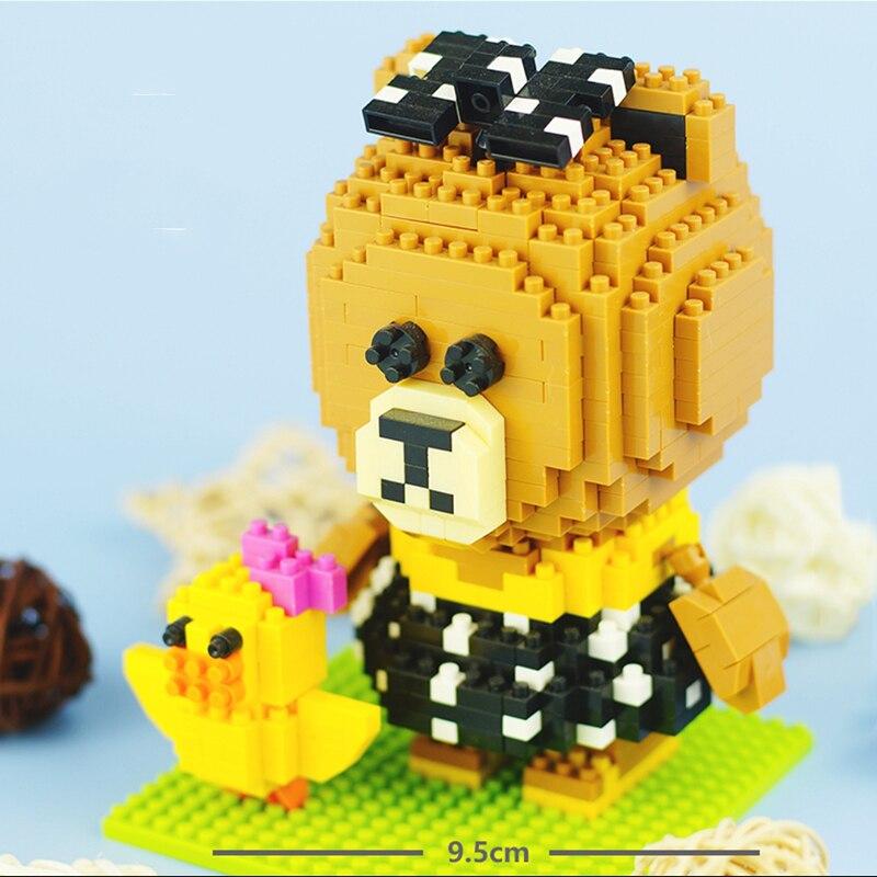 Bär mit Küken  | Bausteine