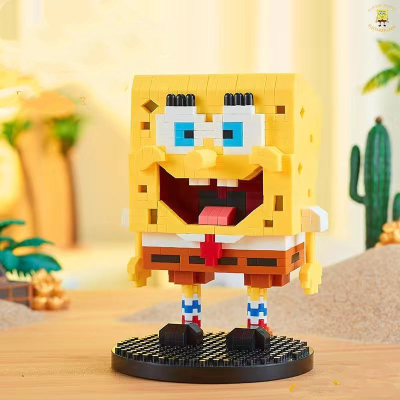 Gelber Schwamm-Familie | Bausteine