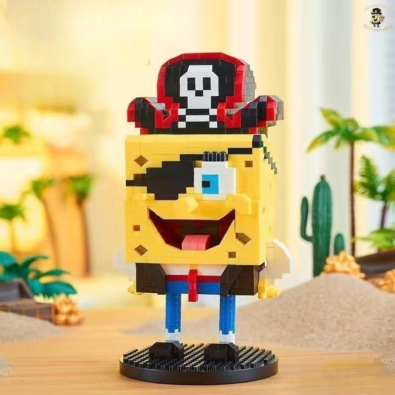 Gelber Schwamm-Familie | Bausteine