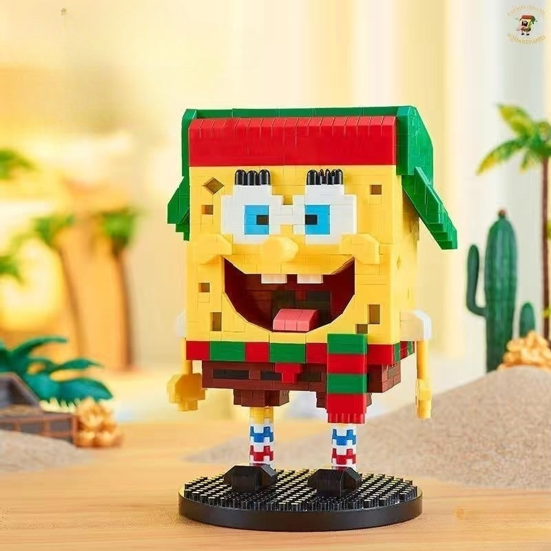 Gelber Schwamm-Familie | Bausteine