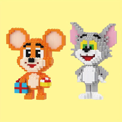 Süße Katze & Maus | Bausteine