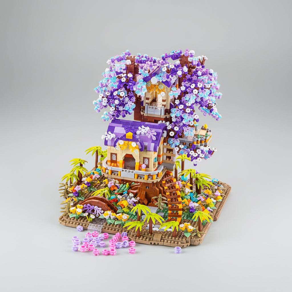 Lila Baumhaus | Bausteine