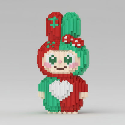 Niedliche Weihnachtsfigur | Bausteine