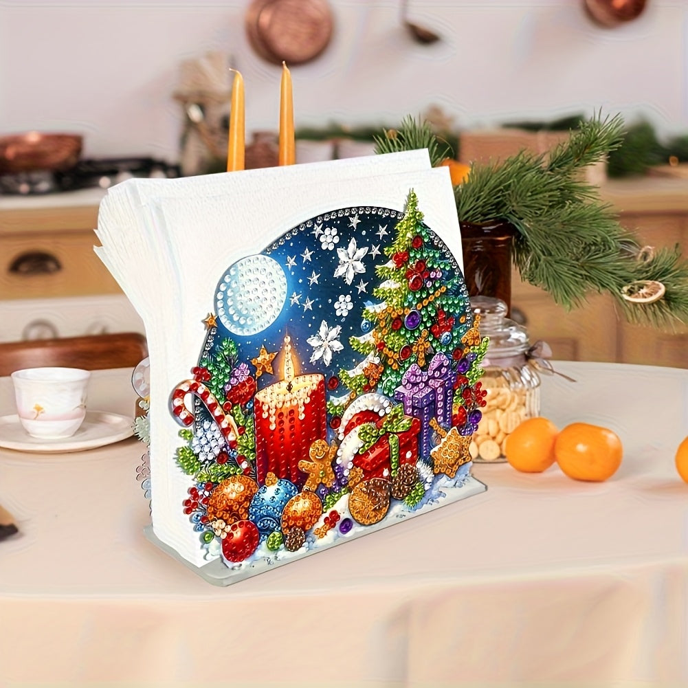 Weihnachten | Serviettenhalter | Diamond Painting