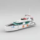 Weißes Delfin-Boot | Bausteine