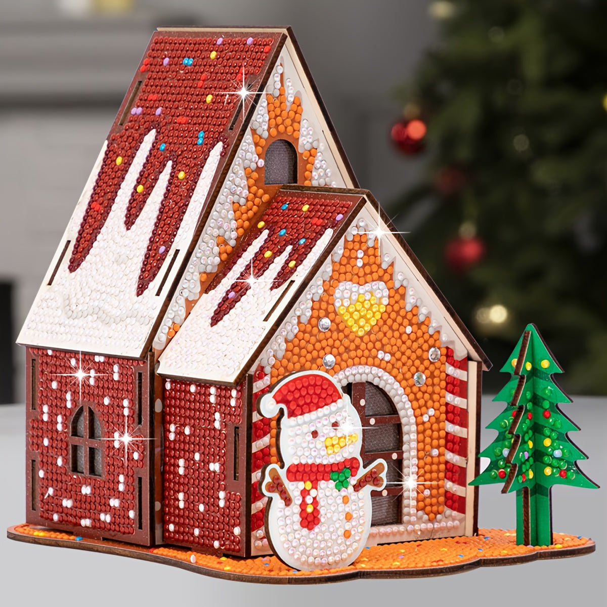 Weihnachtshaus | Bausatz | Diamond Painting