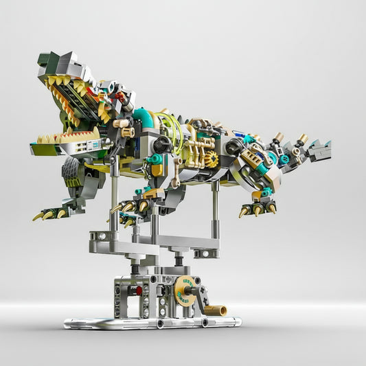 Bewegliches Krokodil | Bausteine